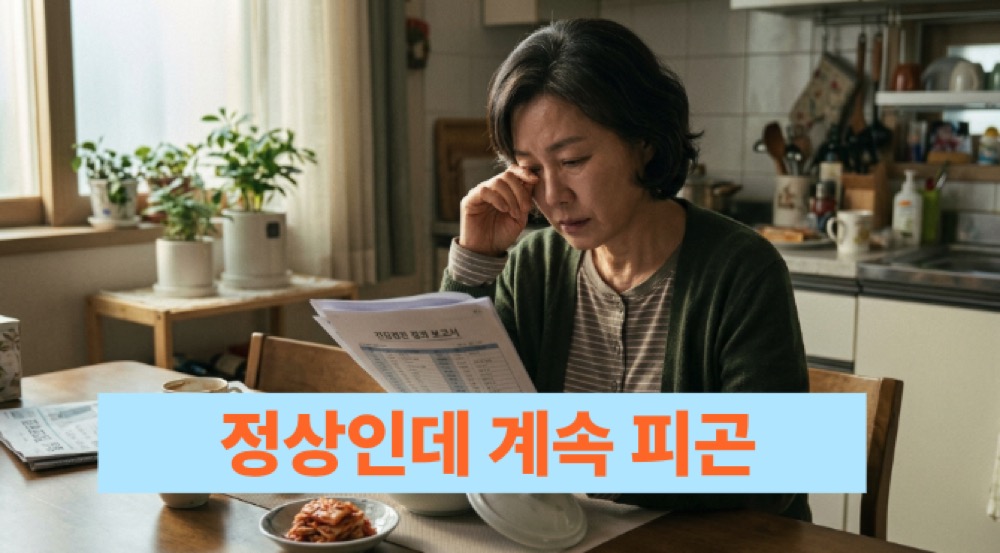 아침 피로 멈춤