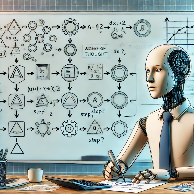 체인 오브 쏘트(CoT) 논리적 사고 과정 이미지