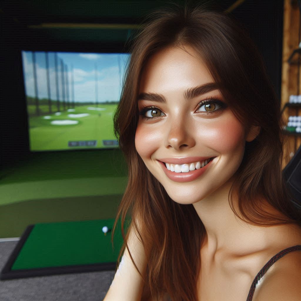 스크린골프장 배경