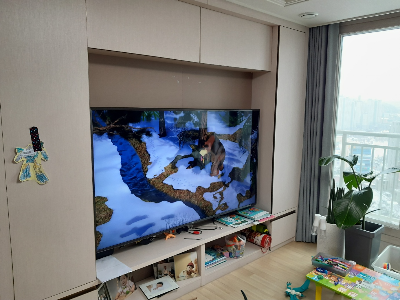 2인용 원목 침대