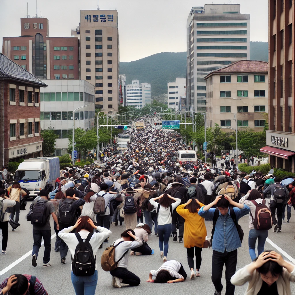 충북 지역에서 감지된 지진의 영향
