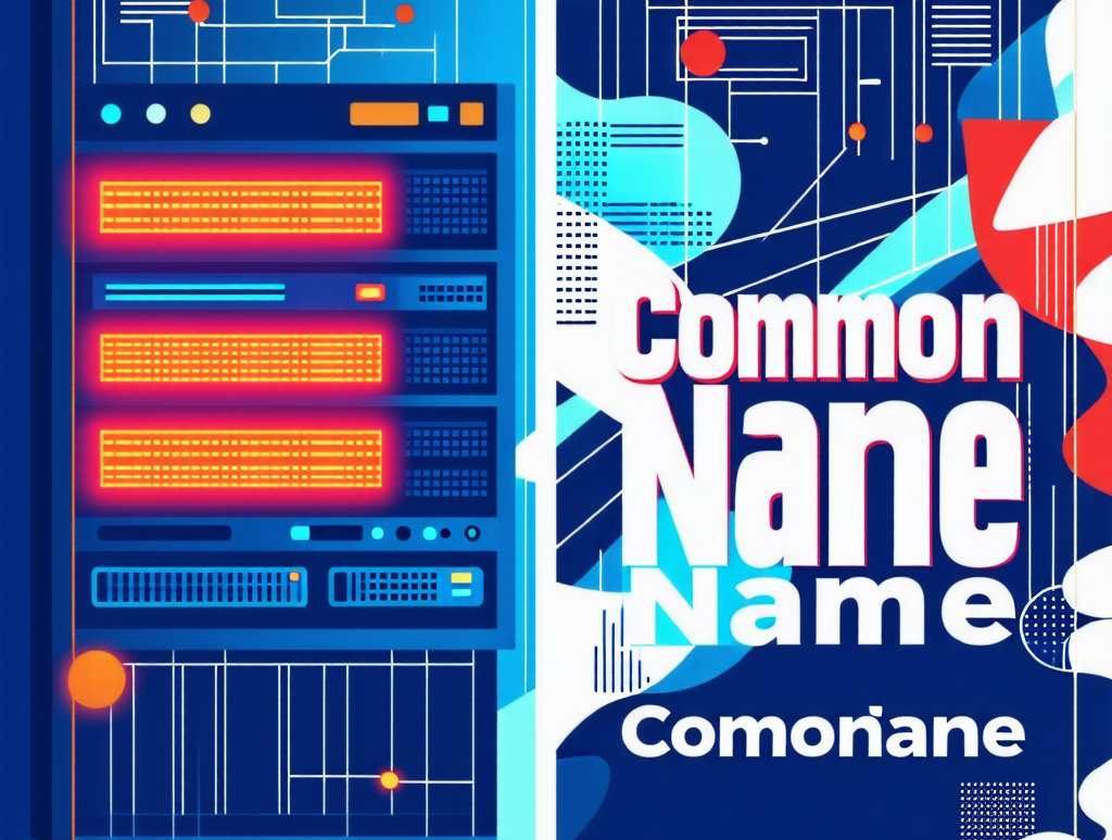 servername, commonname