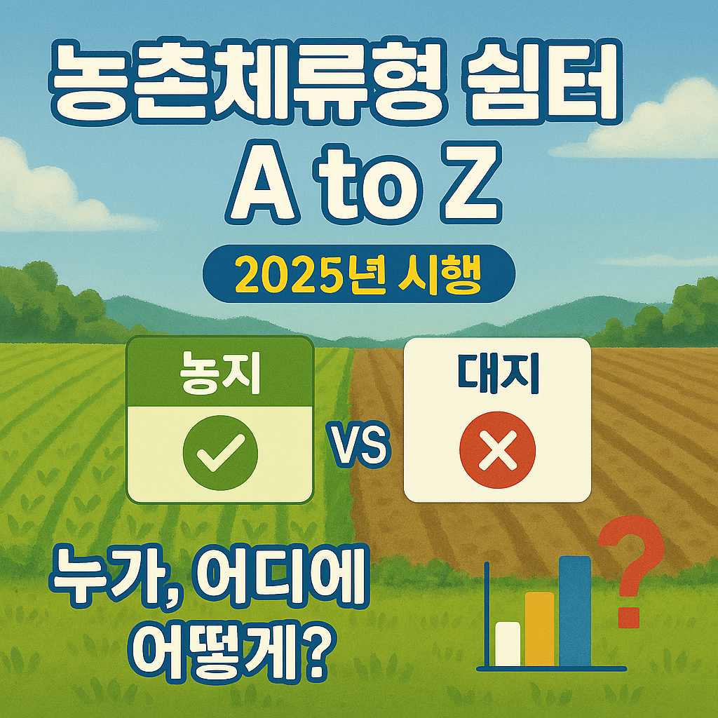 농촌체류형 쉼터 제도 개요 법적 요건 규모 허가 매매 임대 건축 신고 비용과 기대 효과