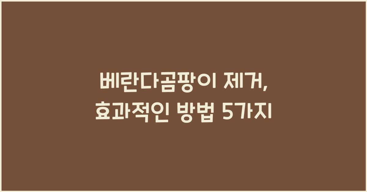 베란다곰팡이