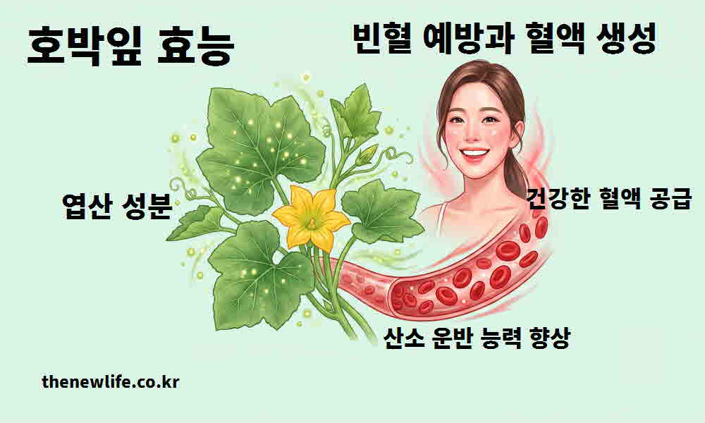 호박잎 효능 빈혈 예방 혈액 생성