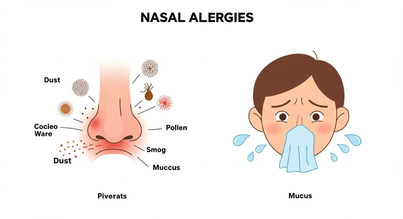 알레르기 비염, 왜 미세먼지에 민감한가? (알레르기 비염)