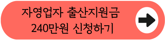 2026 자영업자 출산지원금, 고용보험 없어도 240만 원 챙기는 법