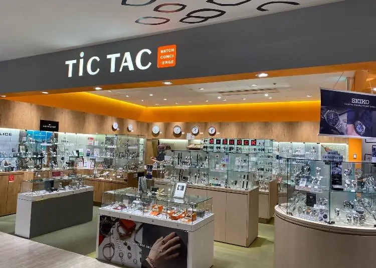 디자인에도 중점을 둔 시계 전문 매장 ‘TiCTAC 난바 파크스점'과 'TiCTAC 그란프론트 오사카점’2