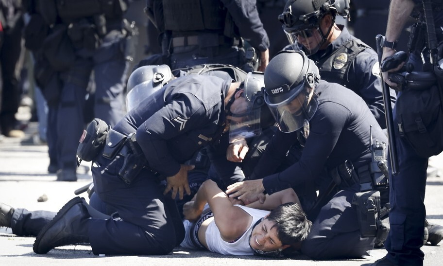 LA 시위와 주방위군 투입