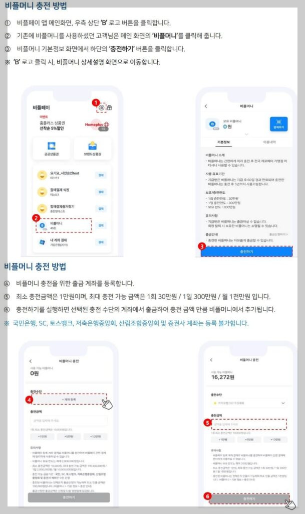 비플머니 충전