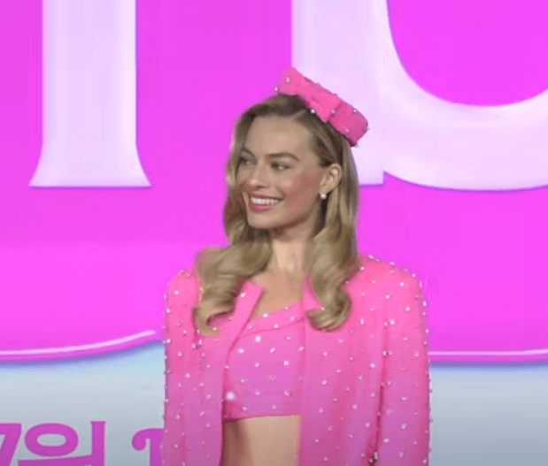 바비 기자간담회에 참석한 마고 로비