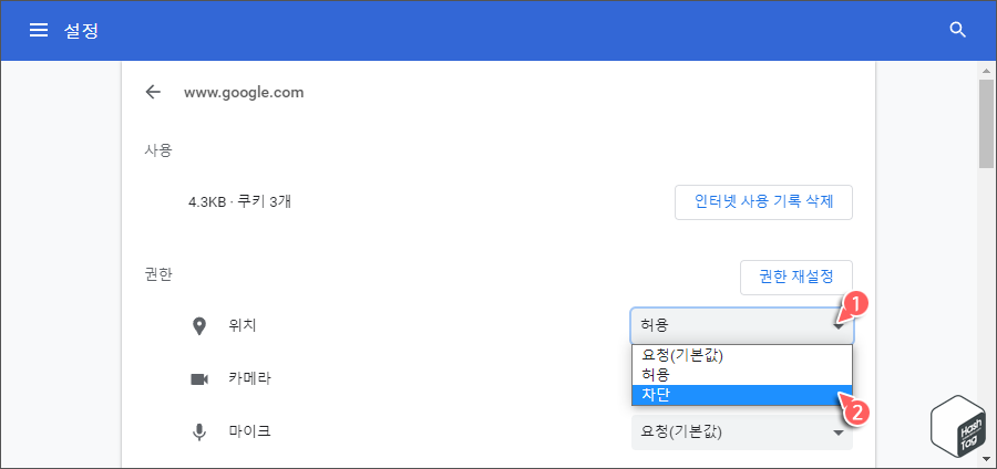 차단