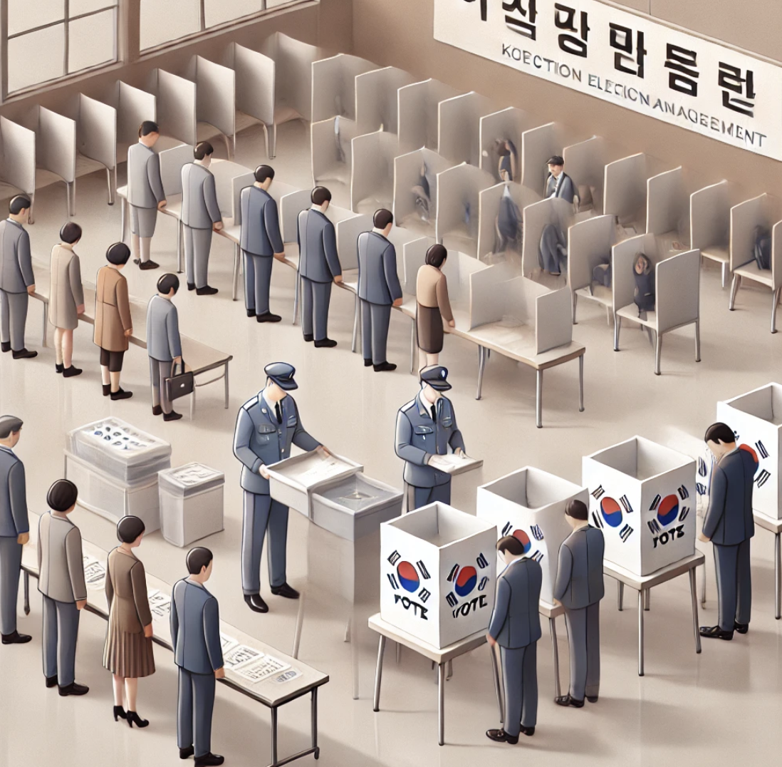 선거 관련의 사진