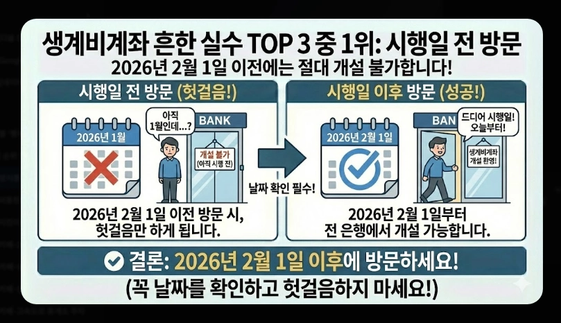 압류방지통장 개설 방법 완벽가이드 [2026년] 전국민 생계비계좌 신청 5단계