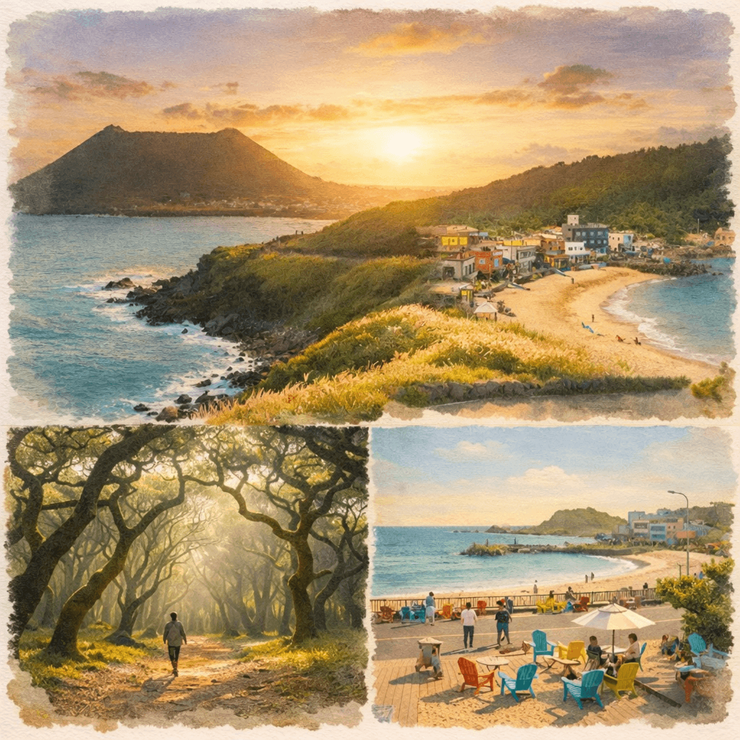 제주도_동쪽_여행_바다_오름_포함_2일_코스_세화_월정리_동선_포함