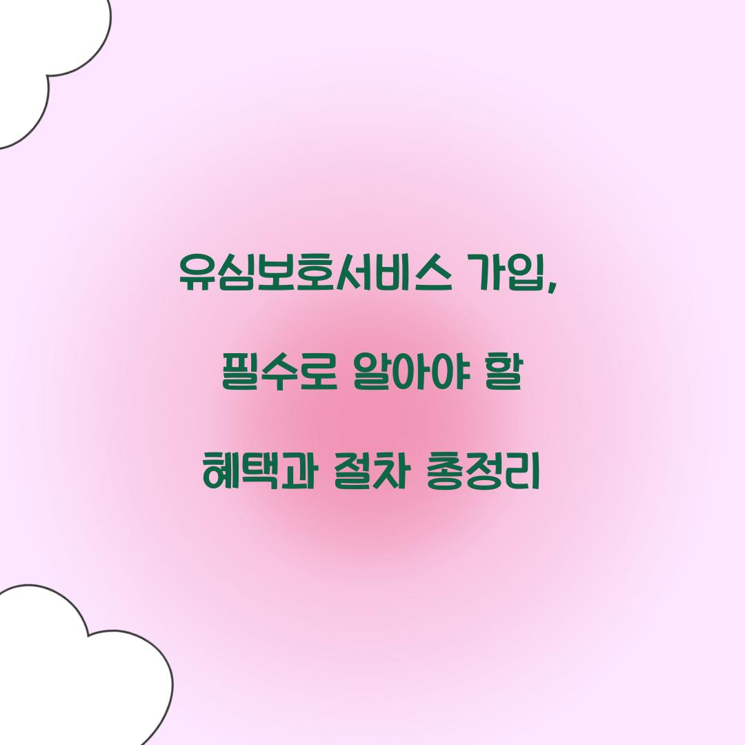 유심보호서비스 가입