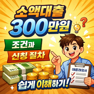 소액대출 300만원