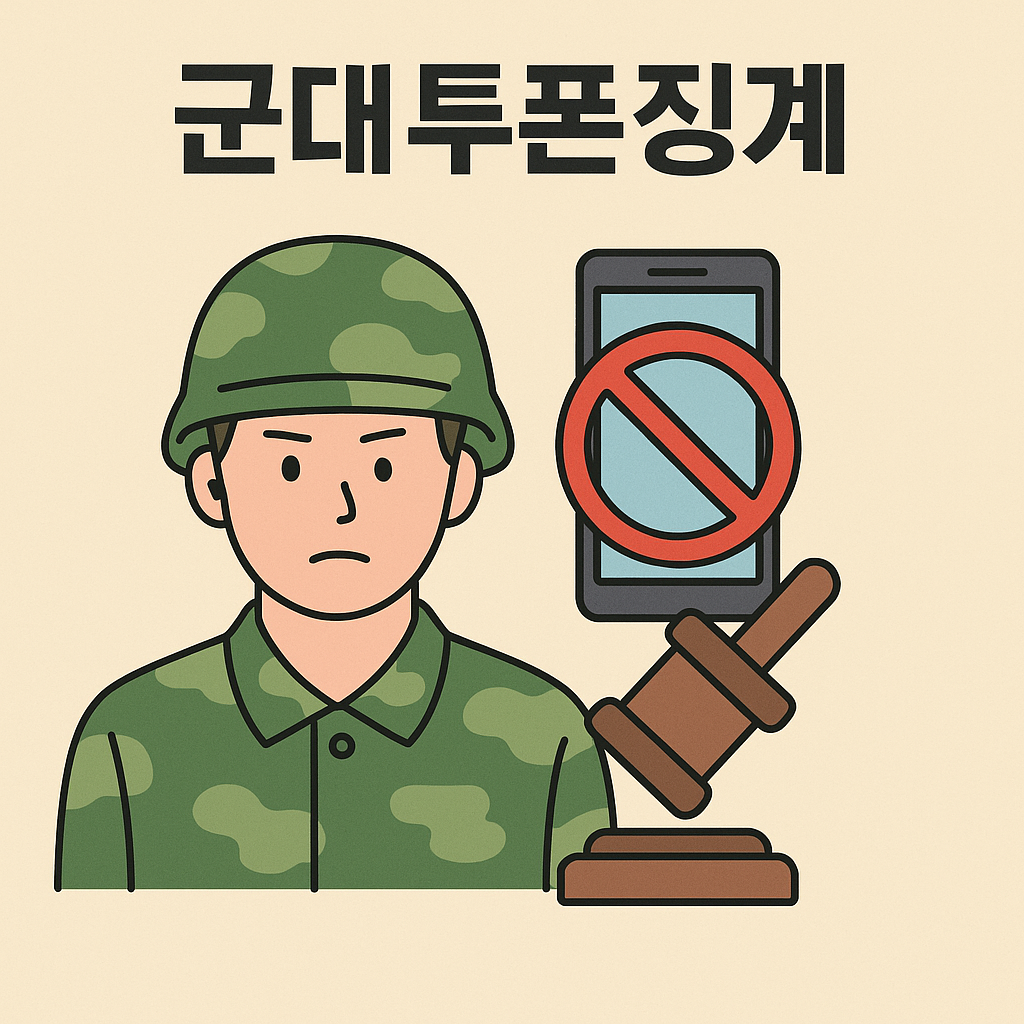 군대투폰징계