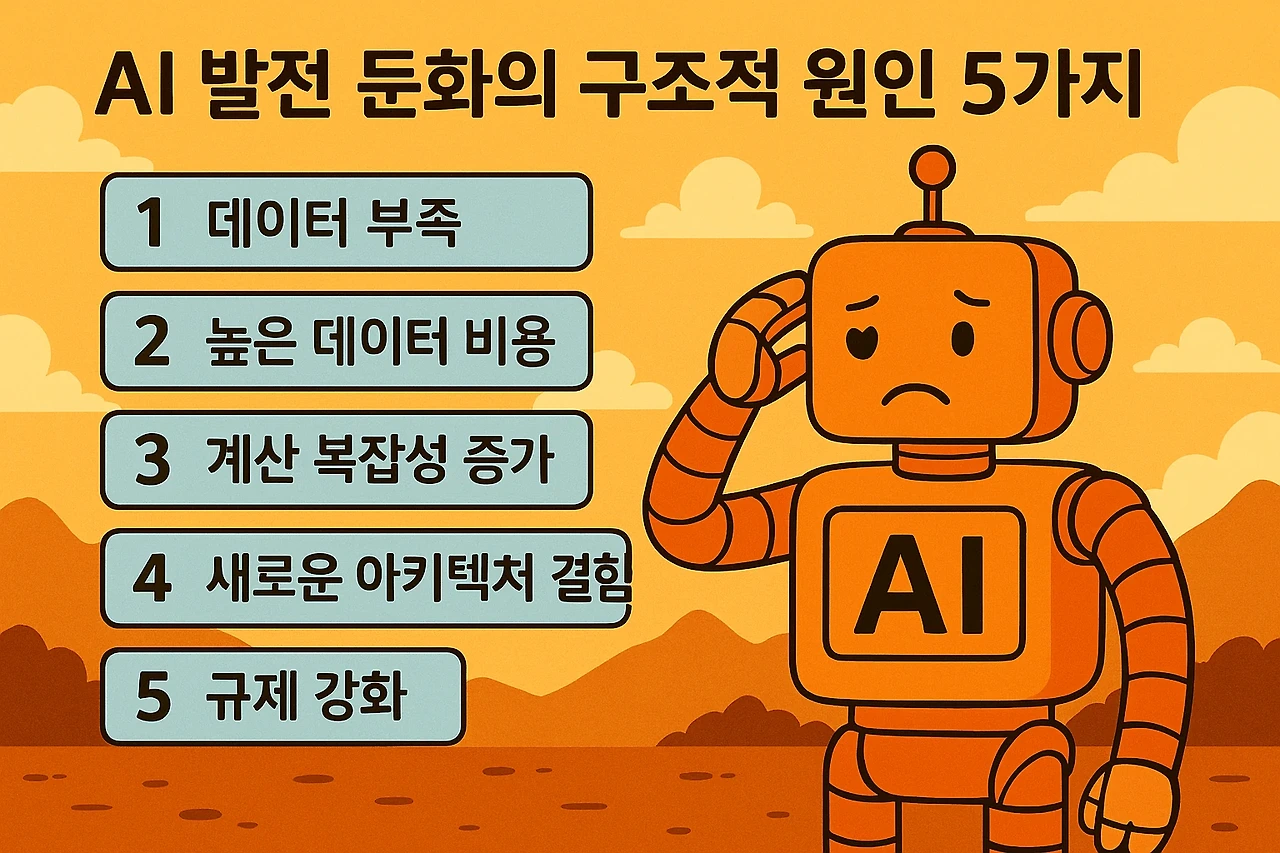 AI 발전 둔화 관련 이미지