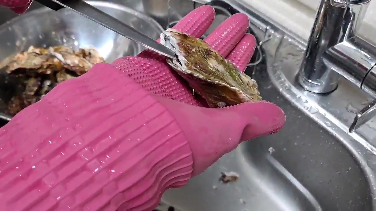 칼로-굴-껍질-열기