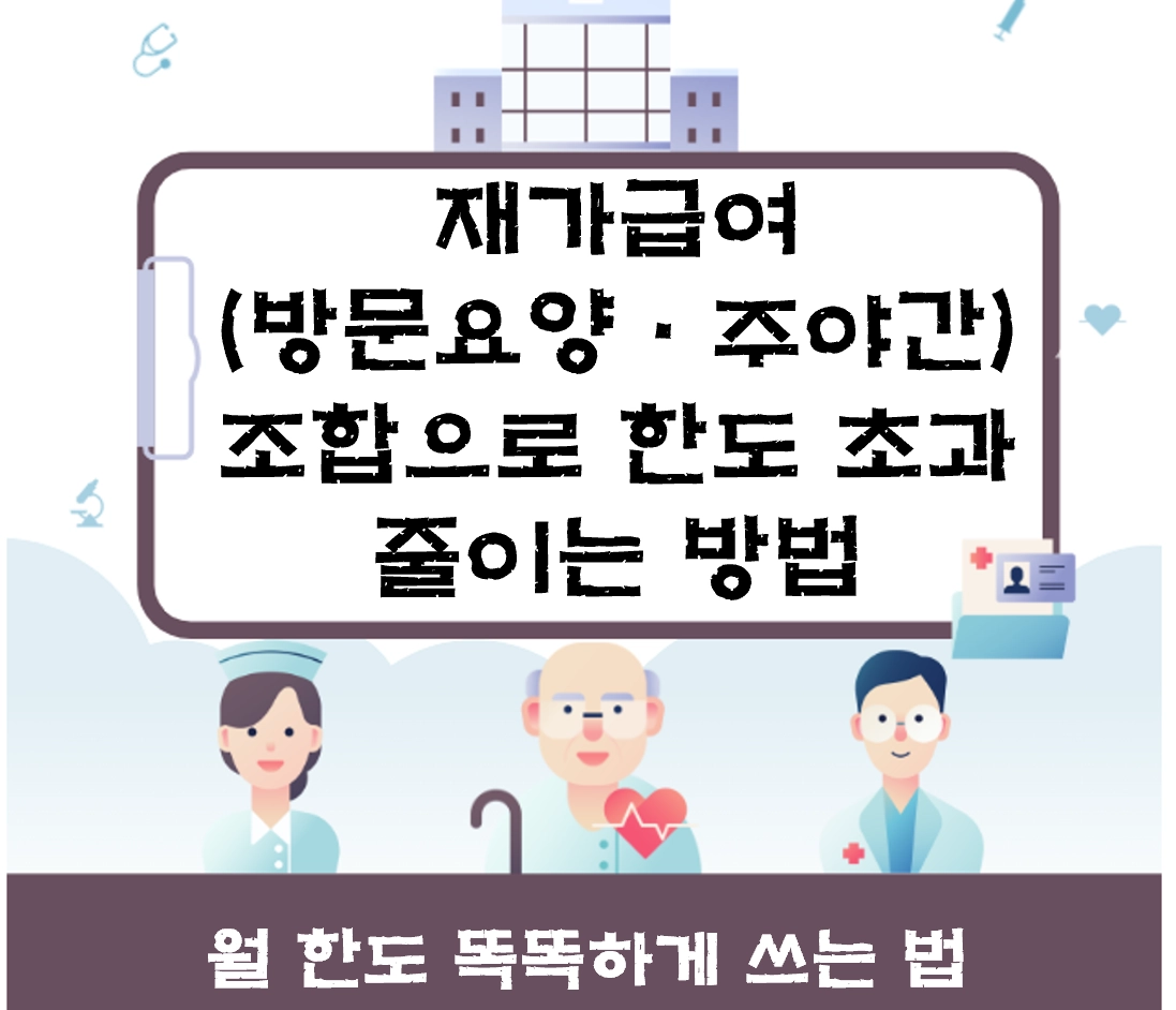 재가급여(방문요양&middot;주야간) 조합으로 한도 초과 줄이는 방법 ❘ 월 한도 똑똑하게 쓰는 법
