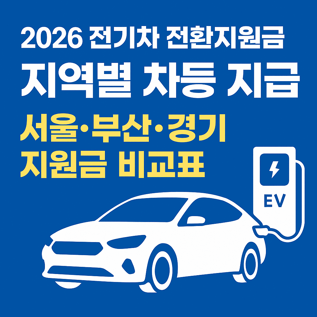 지역별 전기차 지원금