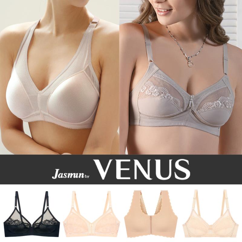 비너스 브라 여성 노와이어 브래지어 편한 심리스 인견