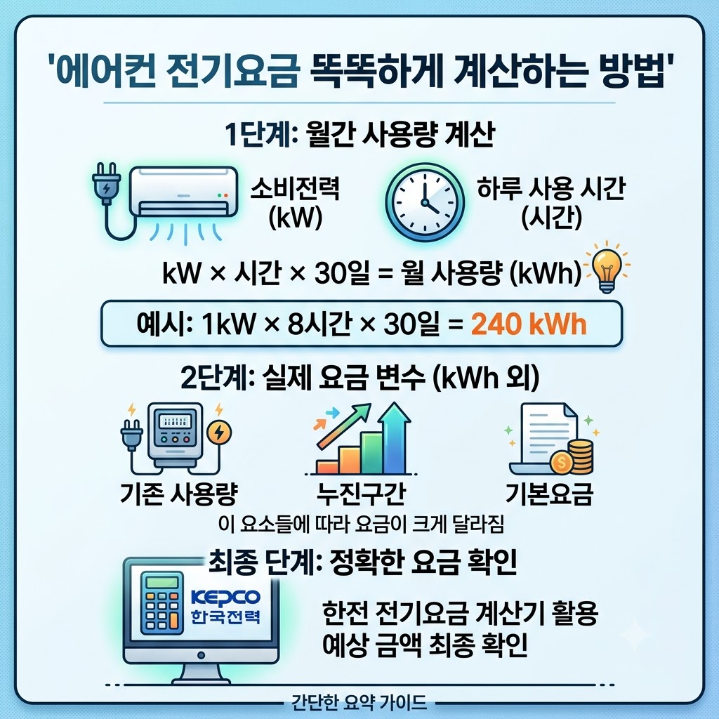 에어컨 사용시간