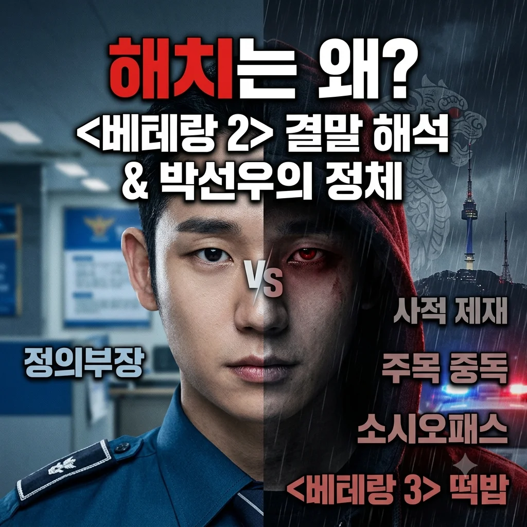 영화 베테랑 2 결말 해석 및 해치 박선우 정해인 정체 쿠키 영상 총정리