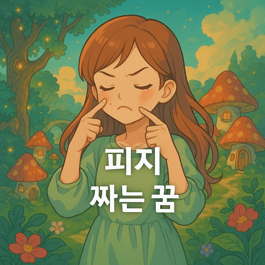 피지 짜는 꿈 해몽