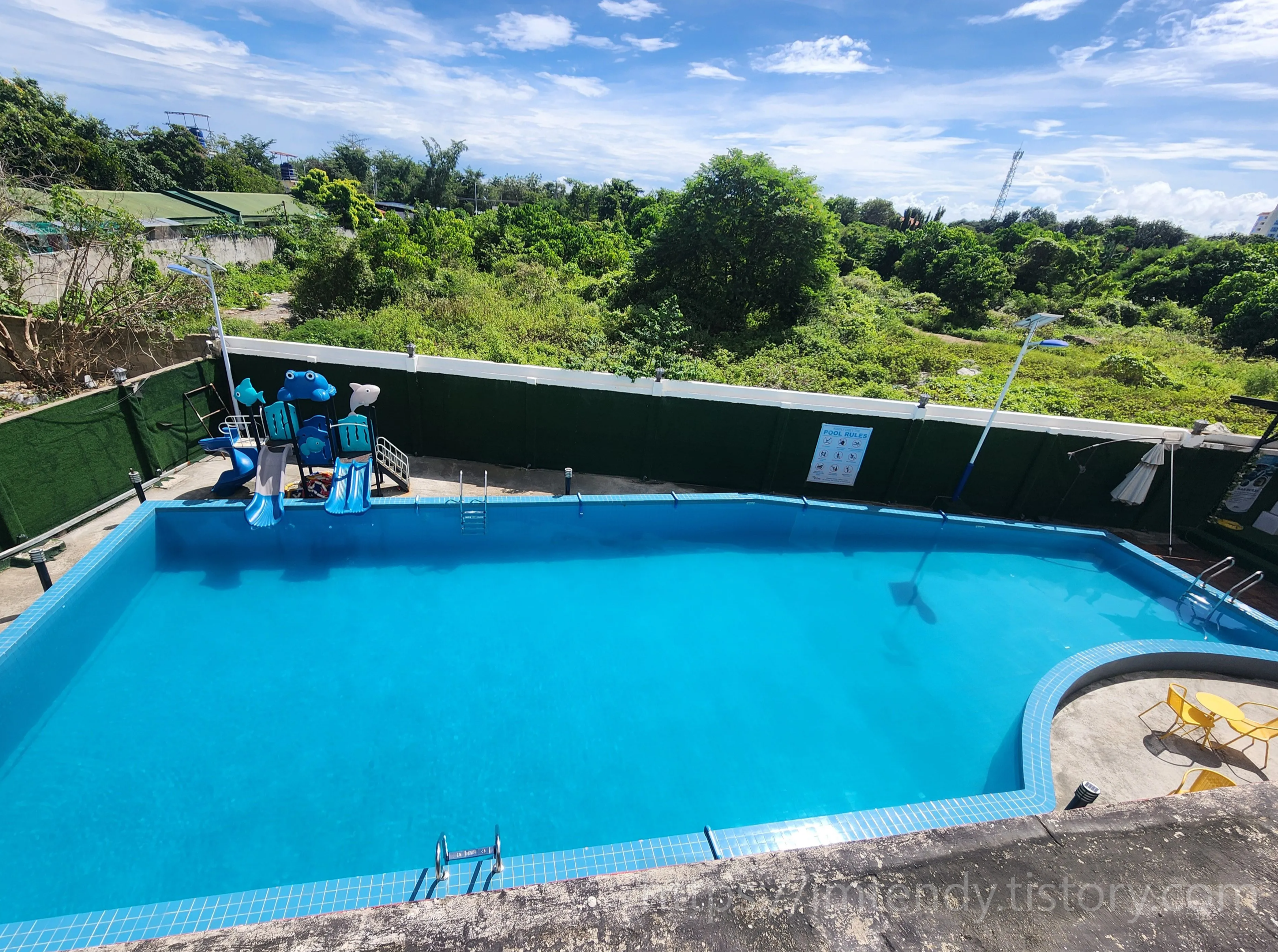 세부 비세부 어학원 수영장