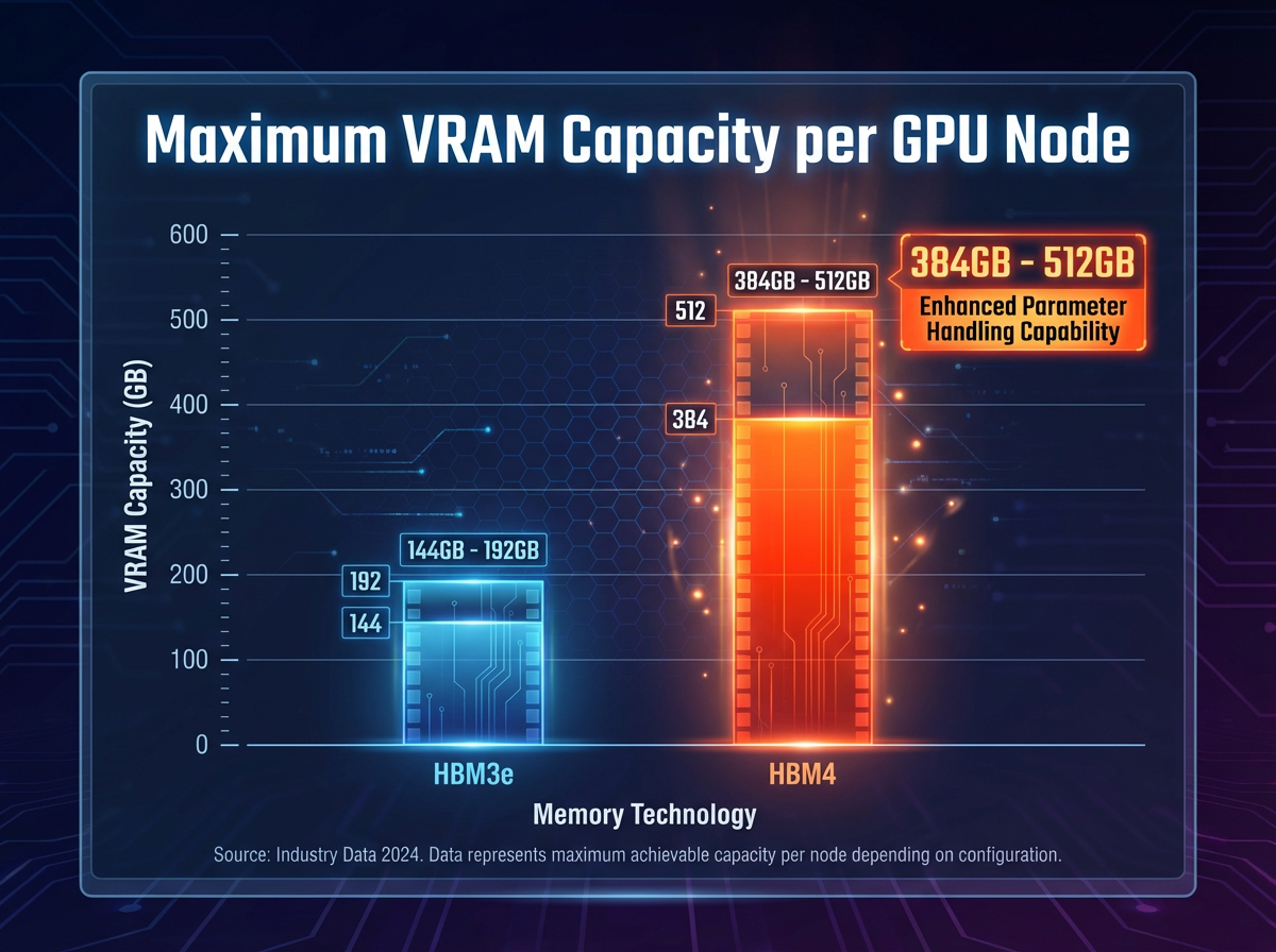 hbm3e와 hbm4 비교 사진