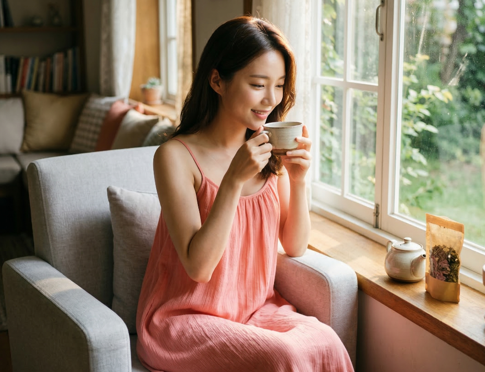 소음인에게 좋은 소화를 돕는 따뜻한 음식과 차 마시는 습관