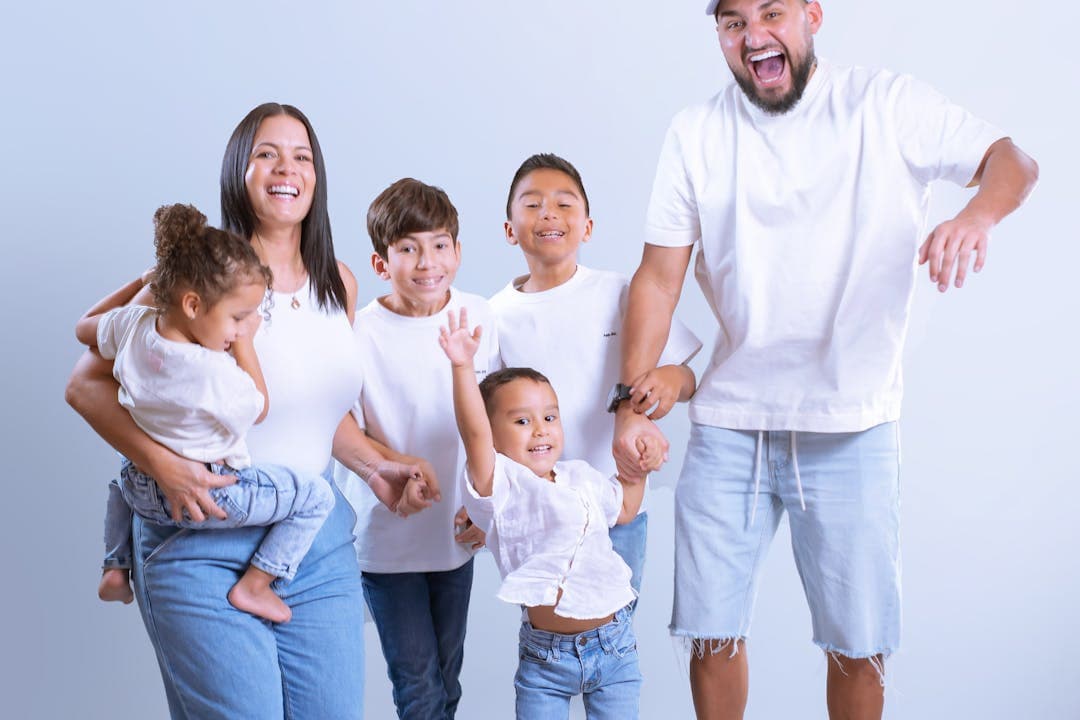 자녀장려금 대상인 다자녀 가정의 사진