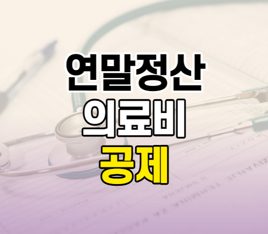 연말정산 의료비 공제