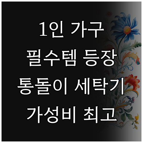1인 가구 필수템! 가성비 좋은 6k