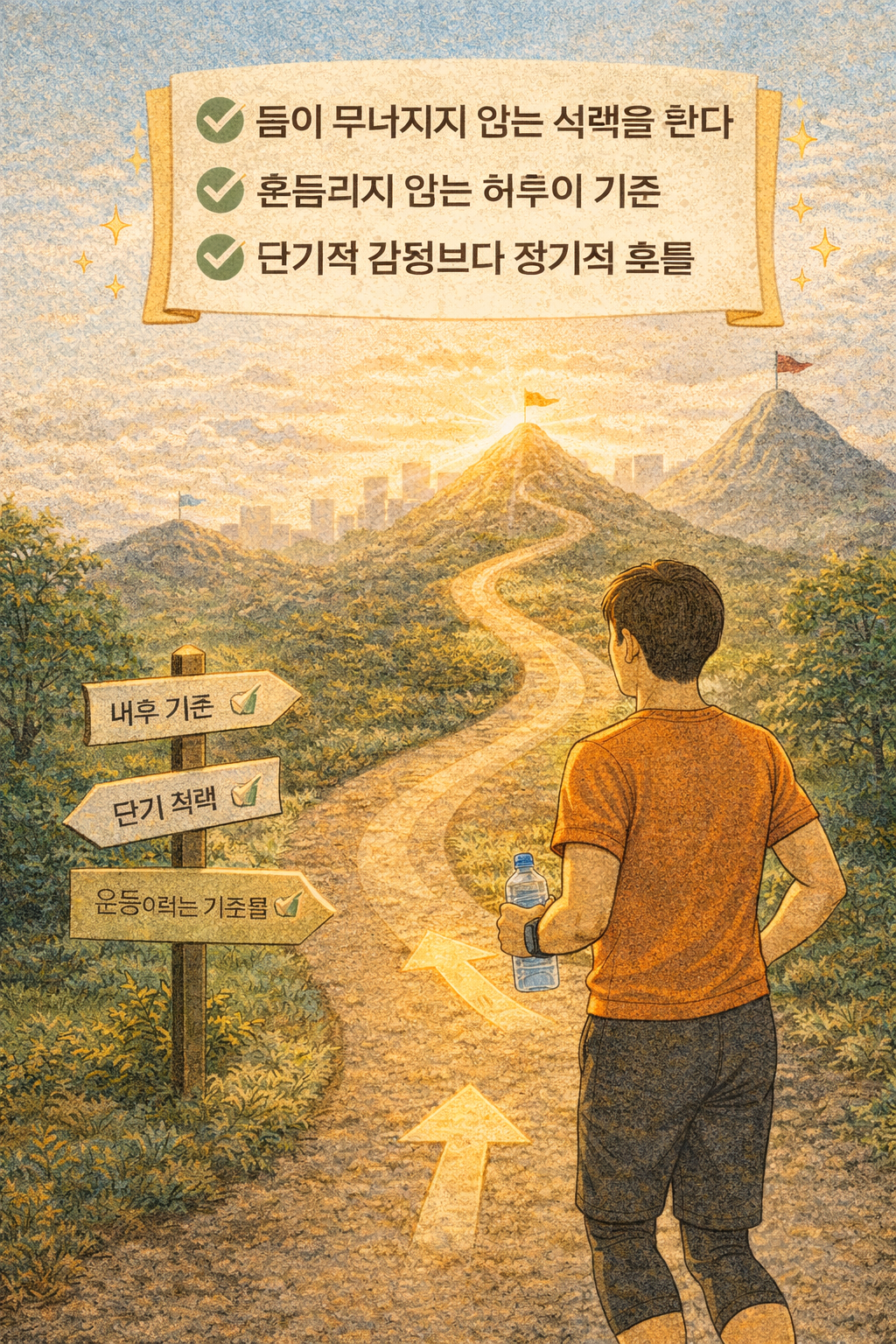 운동이 인생의 방향 감각을 만들어주는 이유