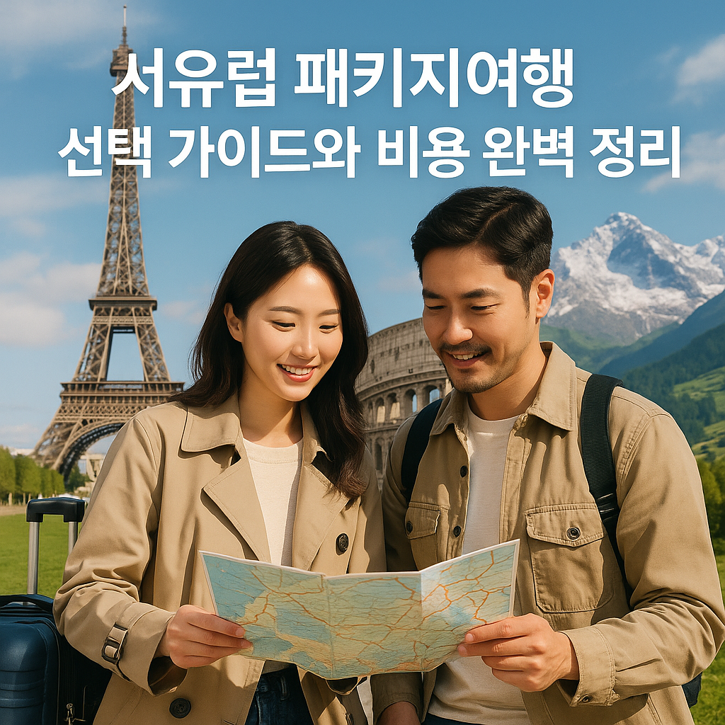 서유럽 패키지여행 선택 가이드와 비용 완벽 정리