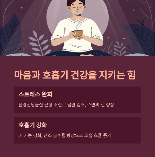 스트레스 완화: 마음을 다스리는 약초