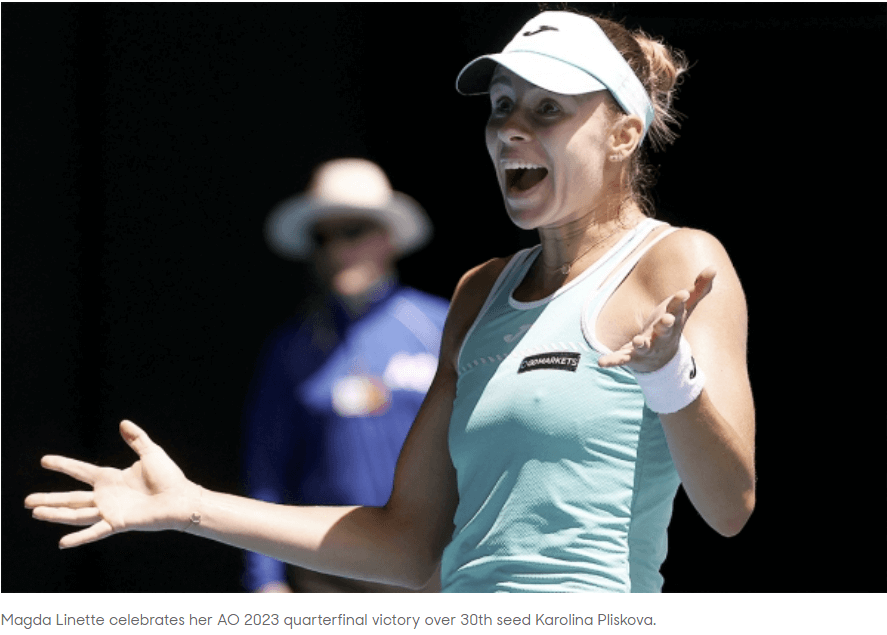 2023 호주 오픈 테니스 대회 8강 결과 4강 대진표