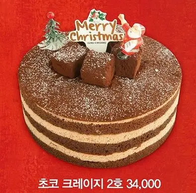 성심당 크리스마스 케이크