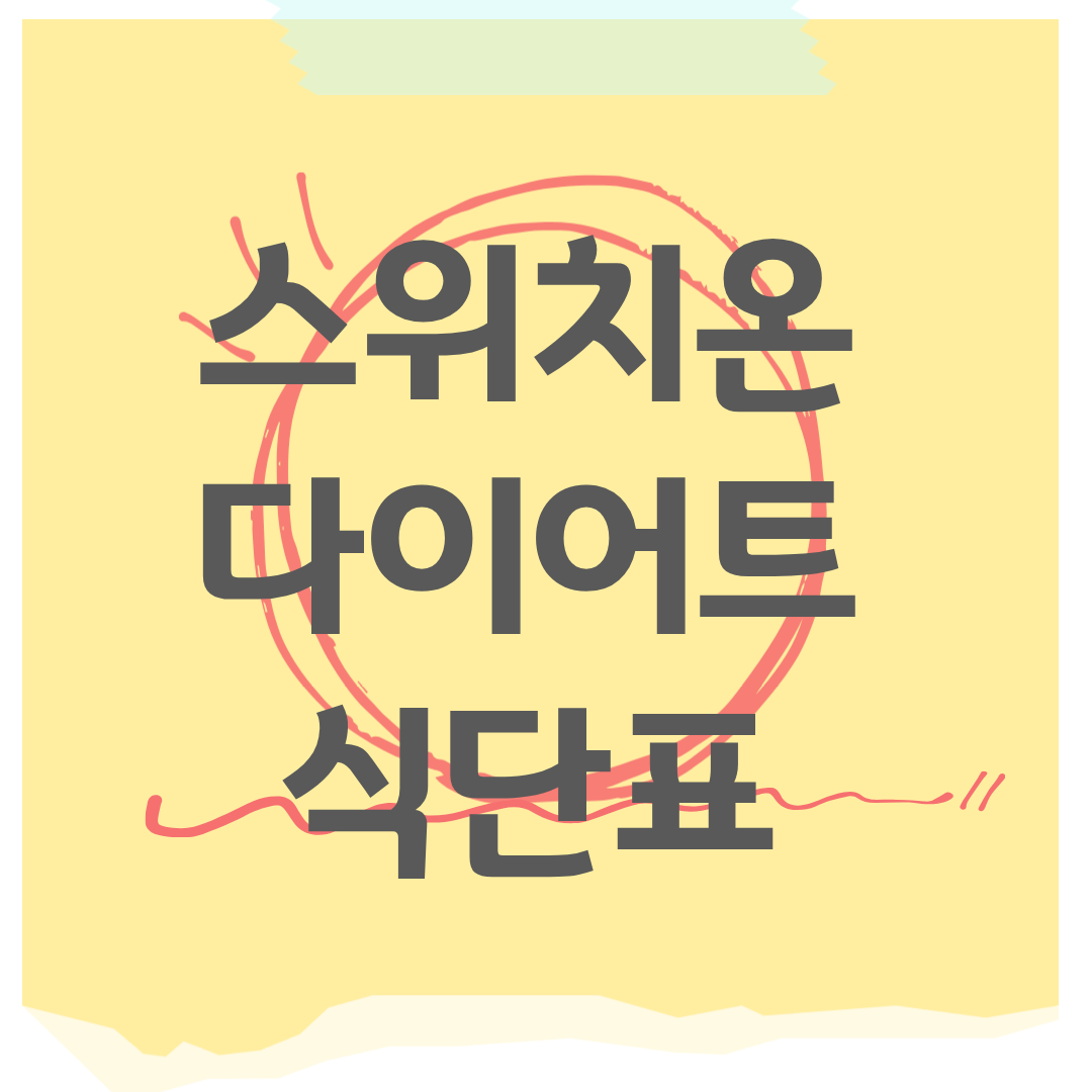 스위치온 다이어트