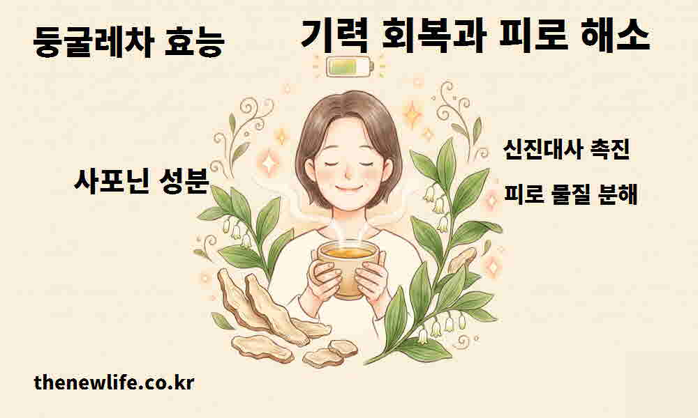 둥굴레차 효능 기력 회복 피로 해소
