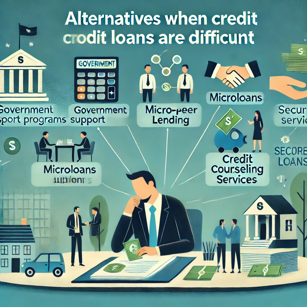 신용대출도 어려운 상황에서의 대안