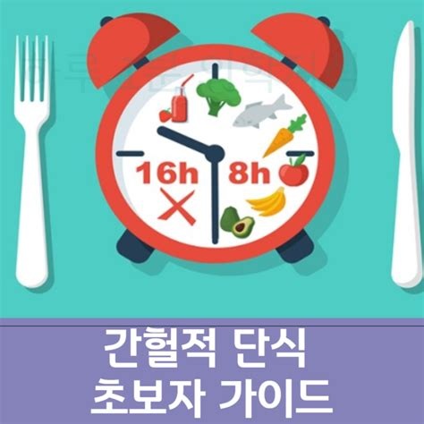 간헐적 단식 초보자 가이드