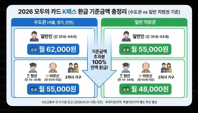 2026 모두의 카드 k패스 발급(기준, 사례, 계산)(+FAQ)
