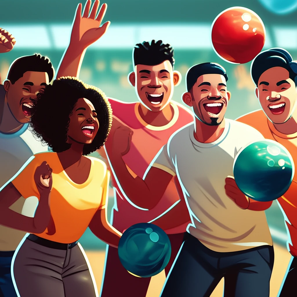 깸마니 볼링 정모: 열정과 실력, 숨..