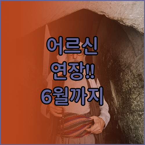 어르신 스포츠 상품권 사용 기한 연장..