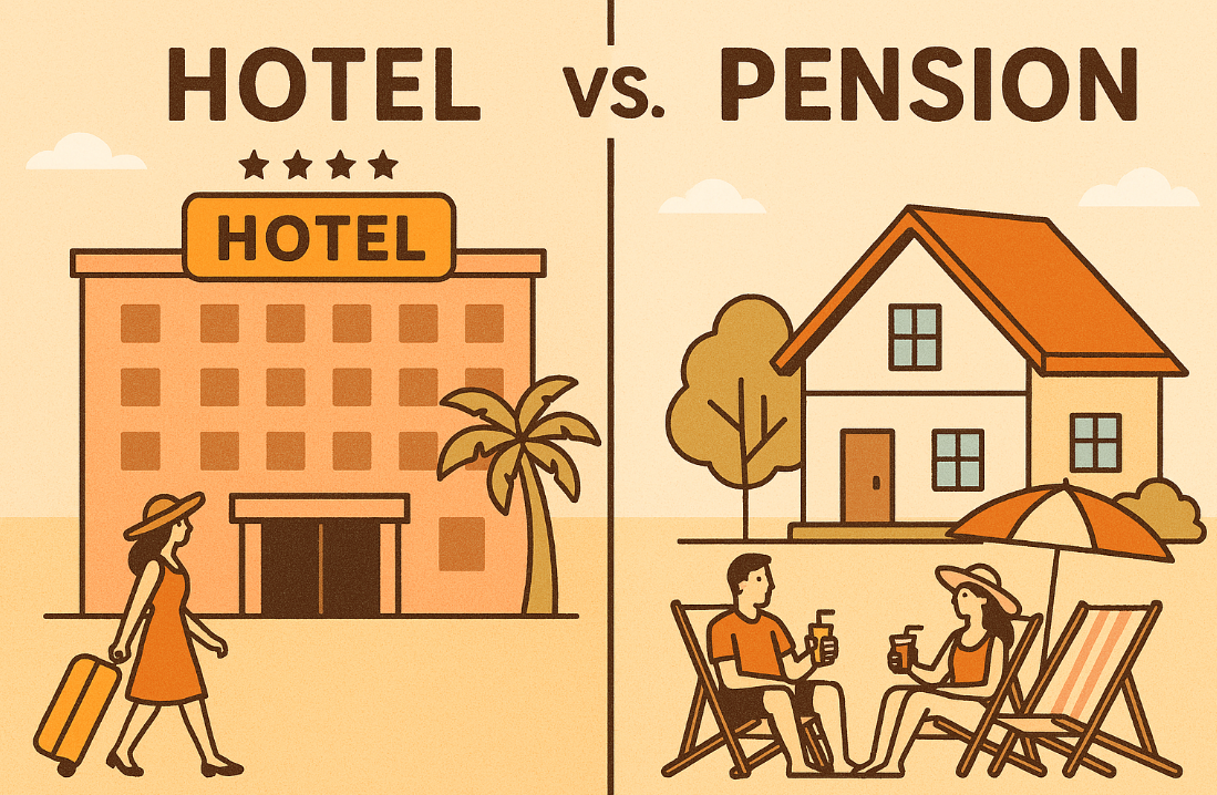 호텔 vs 펜션 바캉스 숙소 비교 (뷰, 가격, 편의시설)