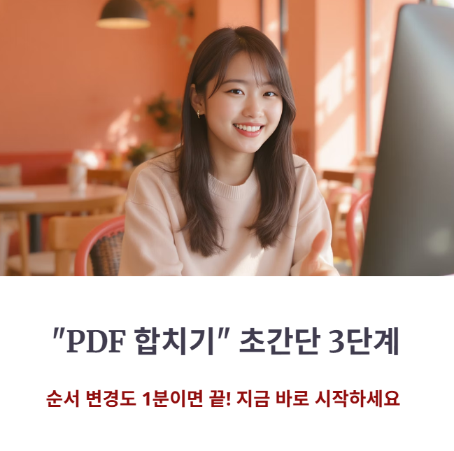 PDF합치기 초간단 3단계: 순서 변경 및 재정렬 노하우